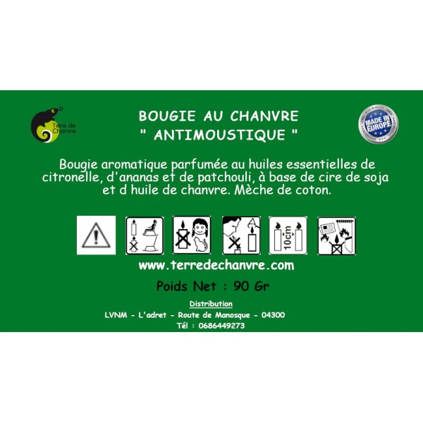 Bougie aromatique anti-moustique