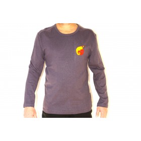 SWEAT SHIRT MANCHES LONGUES COL ROND AVEC LOGO