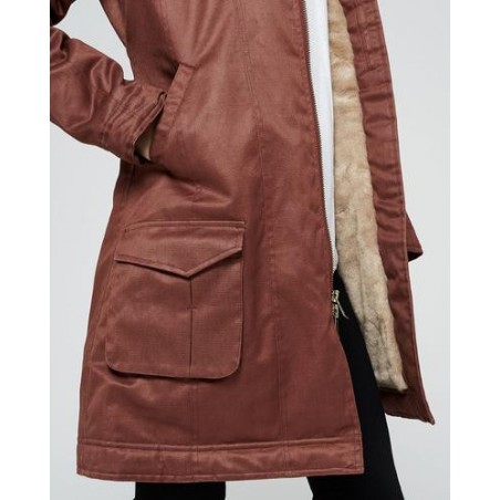 PARKA VEGAN LONG HOODLAMB