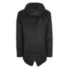 VEGAN PARKA LONG BLACK LIGHT MAN