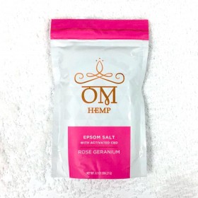 Sels de Bain Rose et Geranium enrichis en CBD