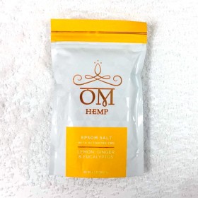 Sels de Bain Citron, Gingembre et Eucalyptus enrichis en CBD