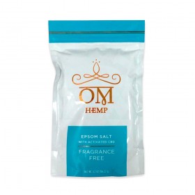 Bath salts enriched with CBD